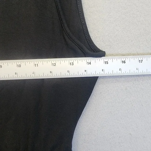 Free People FP Beach Black Tie Strap Midi Dress Low Back Side Slit Pockets S P - Picture 11 of 12